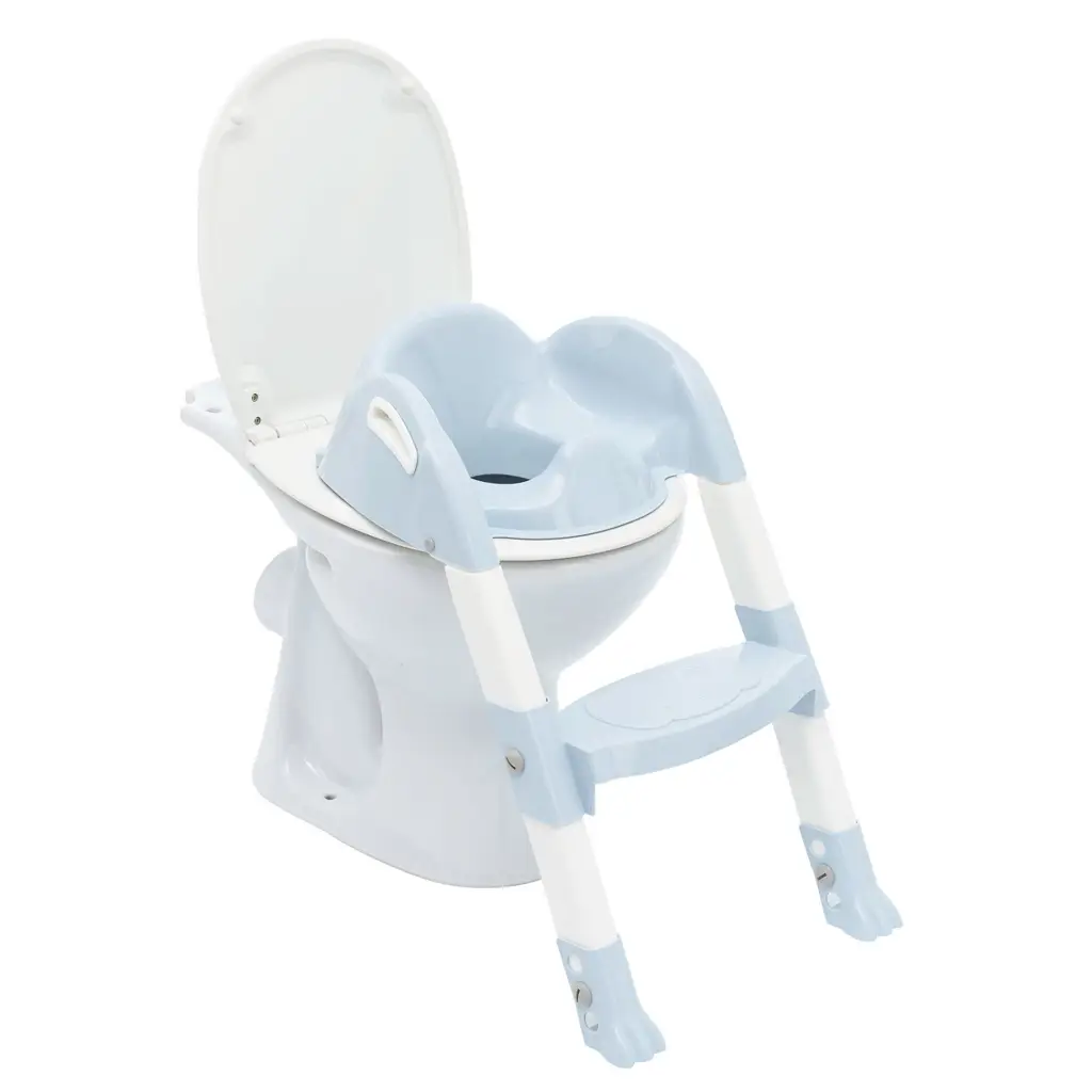 Thermobaby Kiddyloo Εκπαιδευτικό Καθισμα Τουαλέτας με Σκαλάκια Light Blue TH1725LB