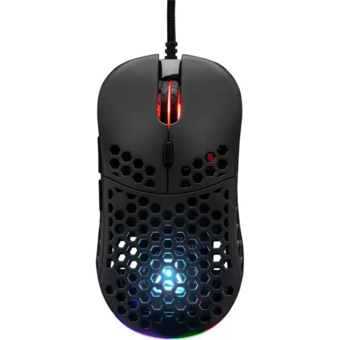 The G-Lab - Kult Oxygen - ενσύρματο ποντίκι gaming υψηλής απόδοσης 12 800 DPI - μέγιστη απόκριση, RGB 100% προσαρμόσιμο, 6 προγραμματιζόμενα κουμπιά - PC/PS4/PS5/XBOX – μαύρο - New