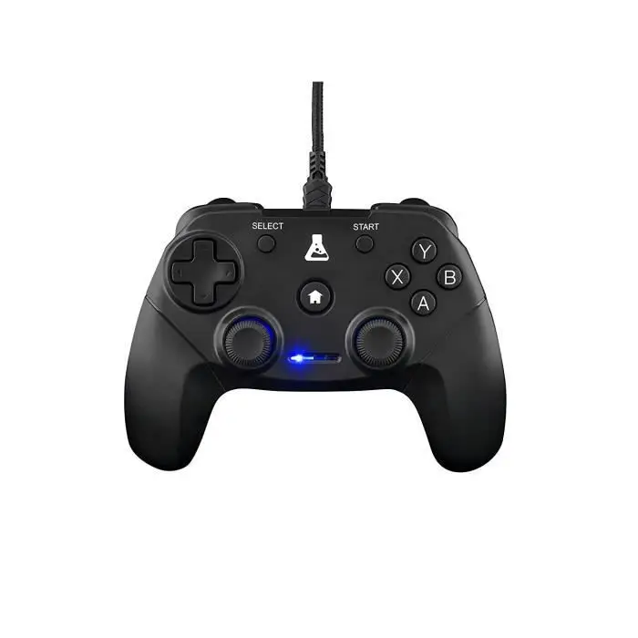 The G-Lab - K-Pad Thorium - χειριστήριο gaming PC & PS3 ενσύρματο USB με ενσωματωμένες δονήσεις, gamepad χειριστήριο παιχνιδιού με καλώδιο - χειριστήριο παιχνιδιού για PC Windows 10, 11, PS3 - New
