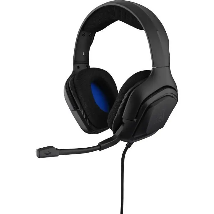 The G-Lab Korp Cobalt Ακουστικό Gaming PS5 - Μικρόφωνο Ακουστικό Gamer Στερεοφωνικό Ηχο, Υπερ ελαφρύ, Ισχυρά Μπάσα - Μικρόφωνο 3.5mm Jack για PC PS4 PS5 Xbox One & X Mac Nintendo Switch Tablet Laptop (Λευκό)