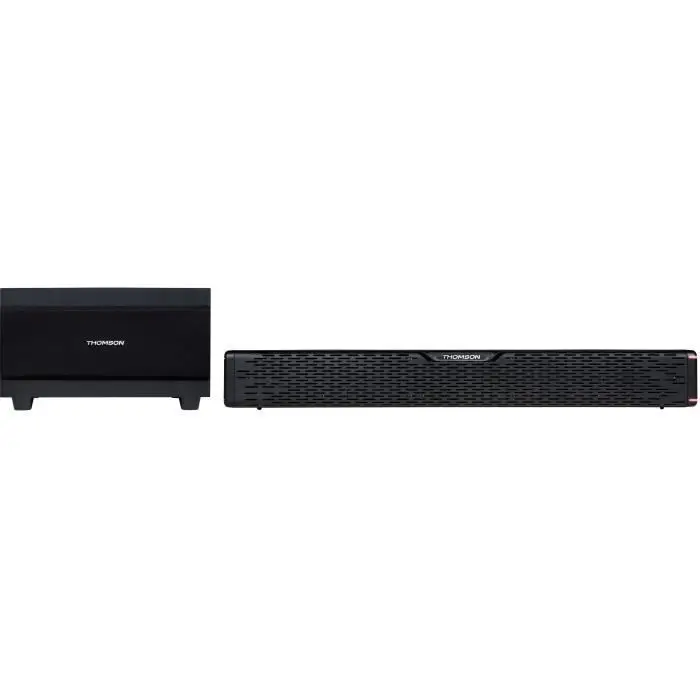THOMSON SB60BTS μπάρα ήχου – 120W συνολική μουσική ισχύς – Bluetooth 5.0 ασύρματο – με subwoofer – επιτοίχια τοποθέτηση – οπτική είσοδος & AUX – τηλεχειριστήριο – compact σχεδιασμός