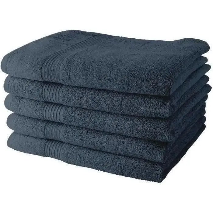 Today Essential Σετ Πετσετών 5 Τεμαχίων 70x130 cm - 100% Βαμβάκι - Anthracite