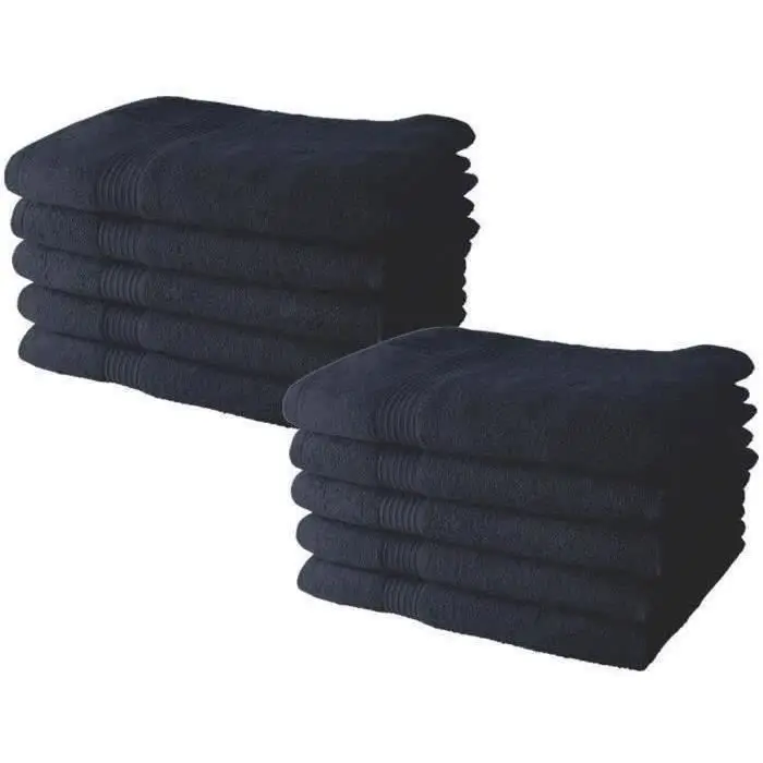 Today Essential Πετσέτες μπάνιου 50x90 cm - 100% βαμβάκι - Navy (σετ 10)
