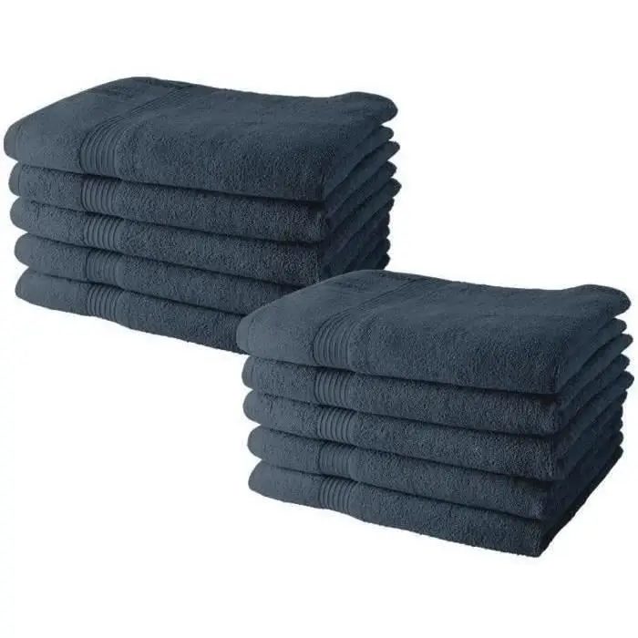 Today Essential Πετσέτες μπάνιου 50x90 cm - 100% βαμβάκι - Denim (σετ 10)
