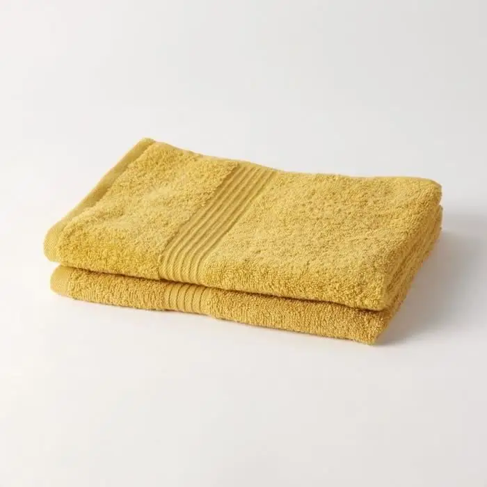 Σετ 2 Πετσέτες Μπάνιου Today Essential - 50x90 cm - Ocre