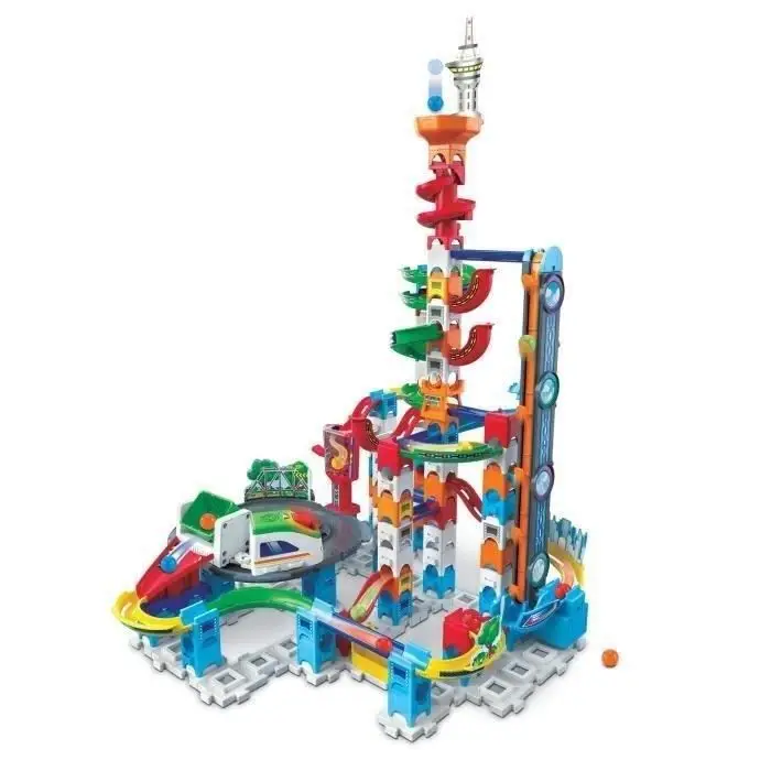 VTech Marble Rush Ηλεκτρονική Πίστα με Μπίλιες Super Sky Tower Set XL300E - 143 Τεμάχια