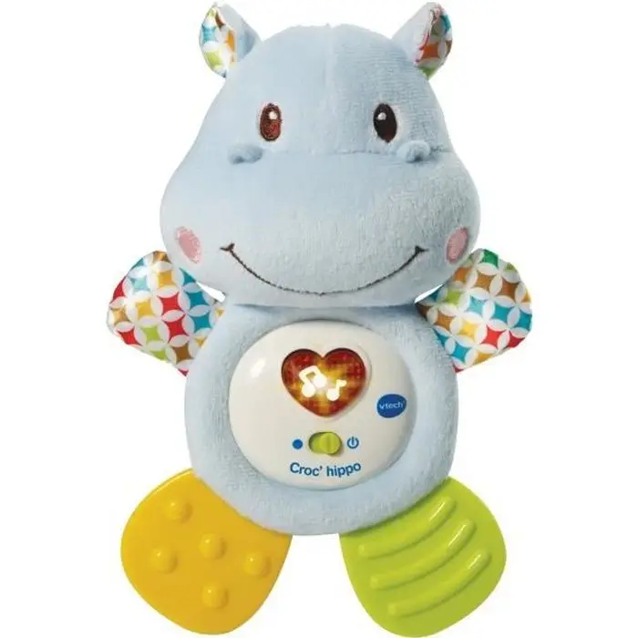 VTech Croc' Hippo Μπλε Διαδραστική Λούτρινη Οδοντοφυΐας