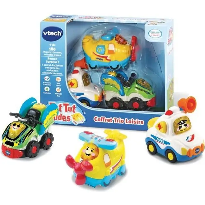 VTech Tut Tut Bolides Σετ Trio Loisirs Διαδραστικά Αυτοκίνητα