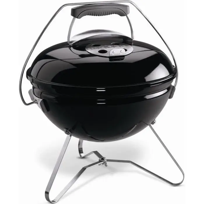 Smokey Joe Premium Μπάρμπεκιου με Κάρβουνο - 37 cm, Μαύρο