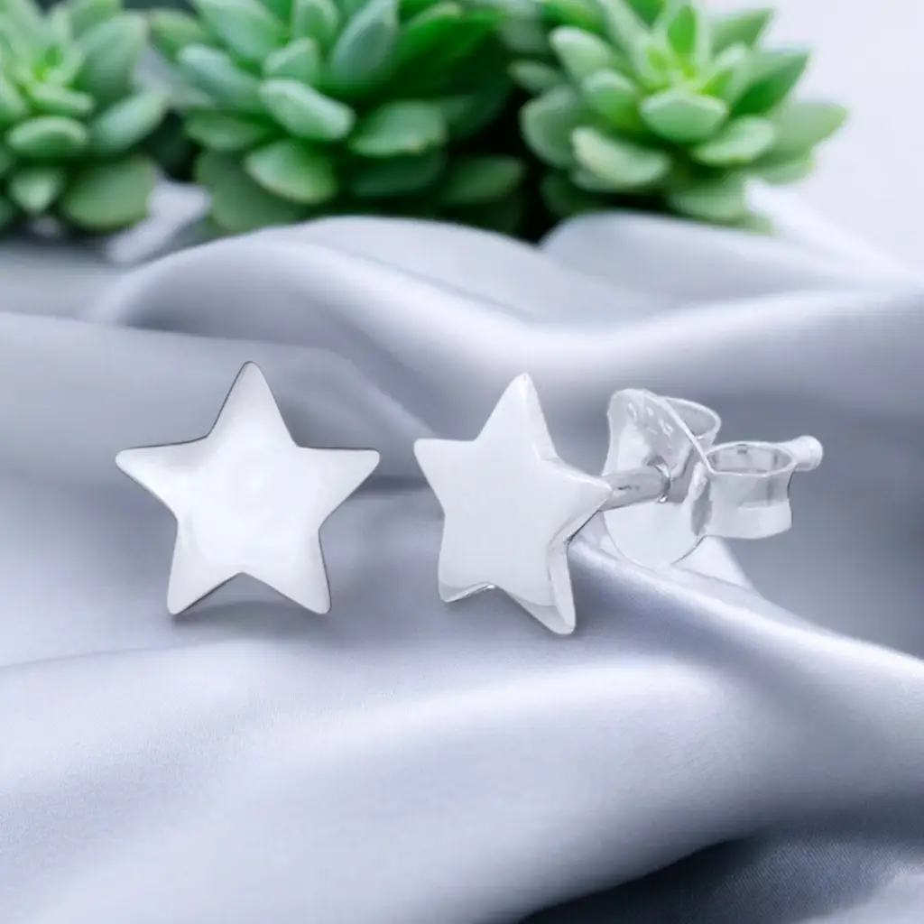 Mini σκουλαρίκια καρφωτά από Ασήμι 925 - STARS (OHR925-81)