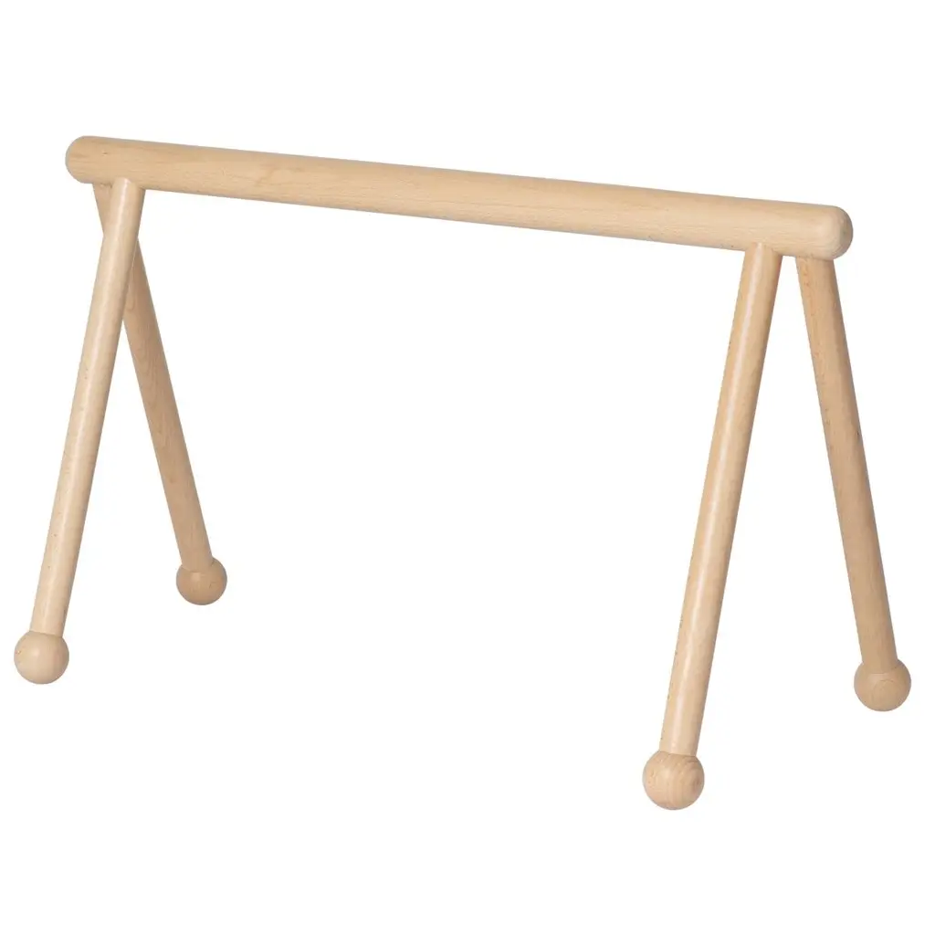 Van Dijk Toys Ξύλινο Γυμναστήριο Μωρού - Naturel Ξύλο Οξιάς