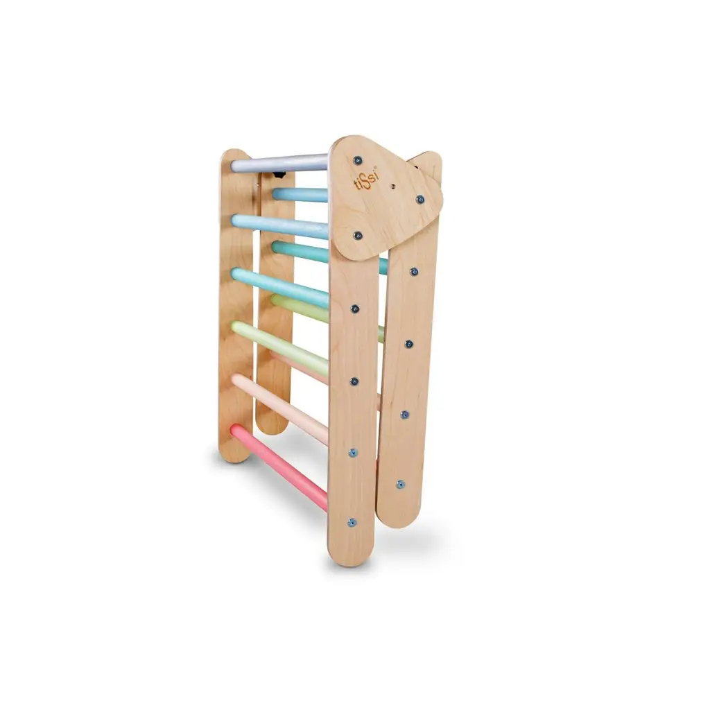 TiSsi® Pikler triangle - Εσωτερικό πλαίσιο αναρρίχησης παστέλ πολύχρωμο