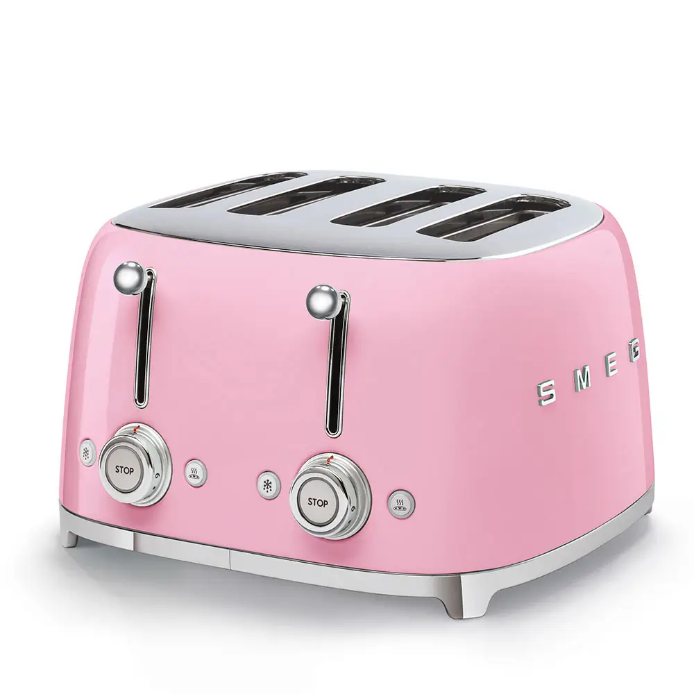SMEG φρυγανιέρα 4X4 50'STYLE - ροζ TSF03PKEU