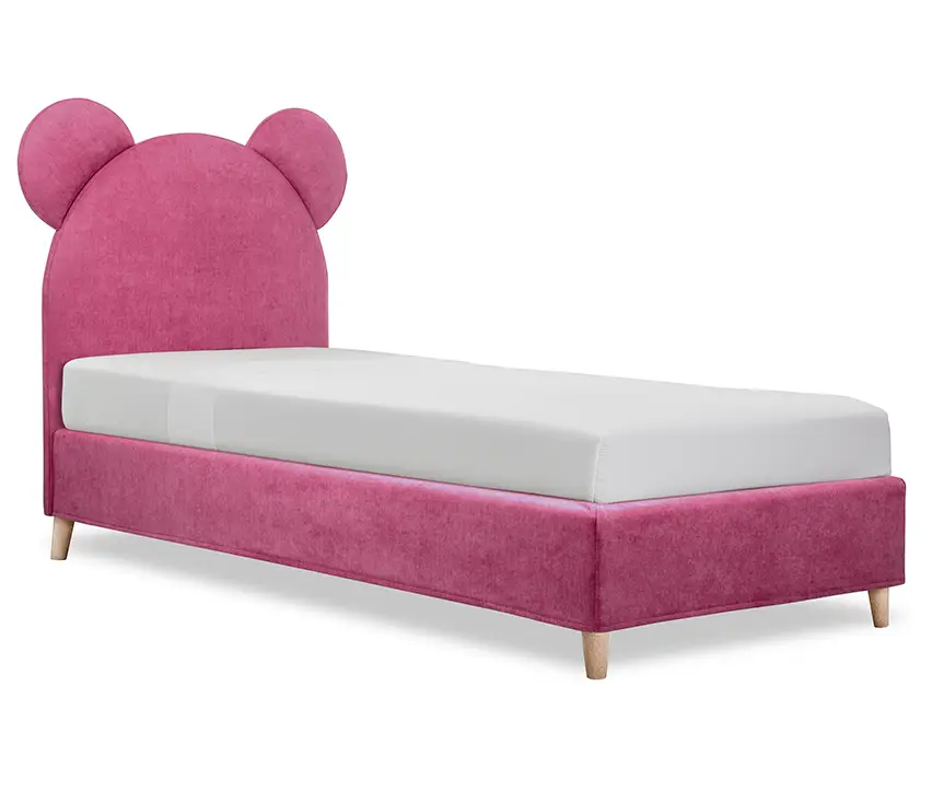 BlueBear Teddy Bear - Ντυμένο Παιδικό Κρεβάτι - Pink