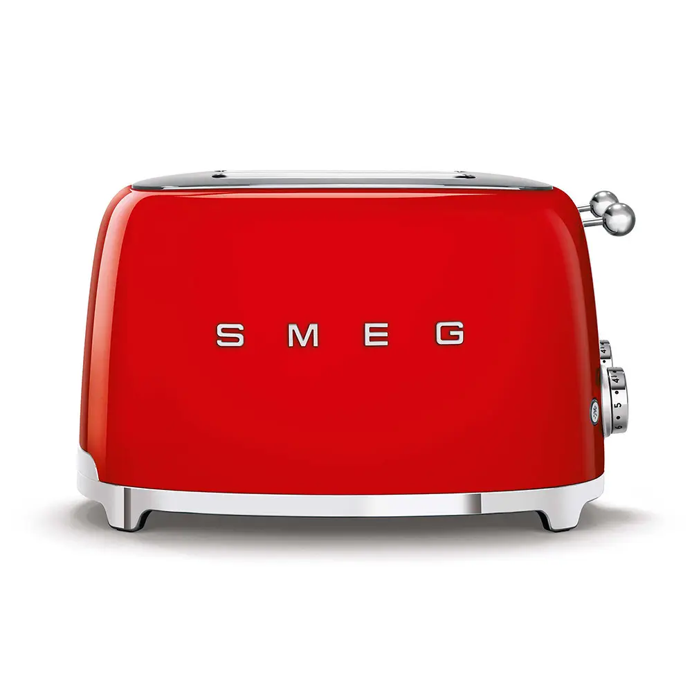 SMEG TSF03RDEU - Φρυγανιέρα 4x4 50´STYLE Κόκκινη