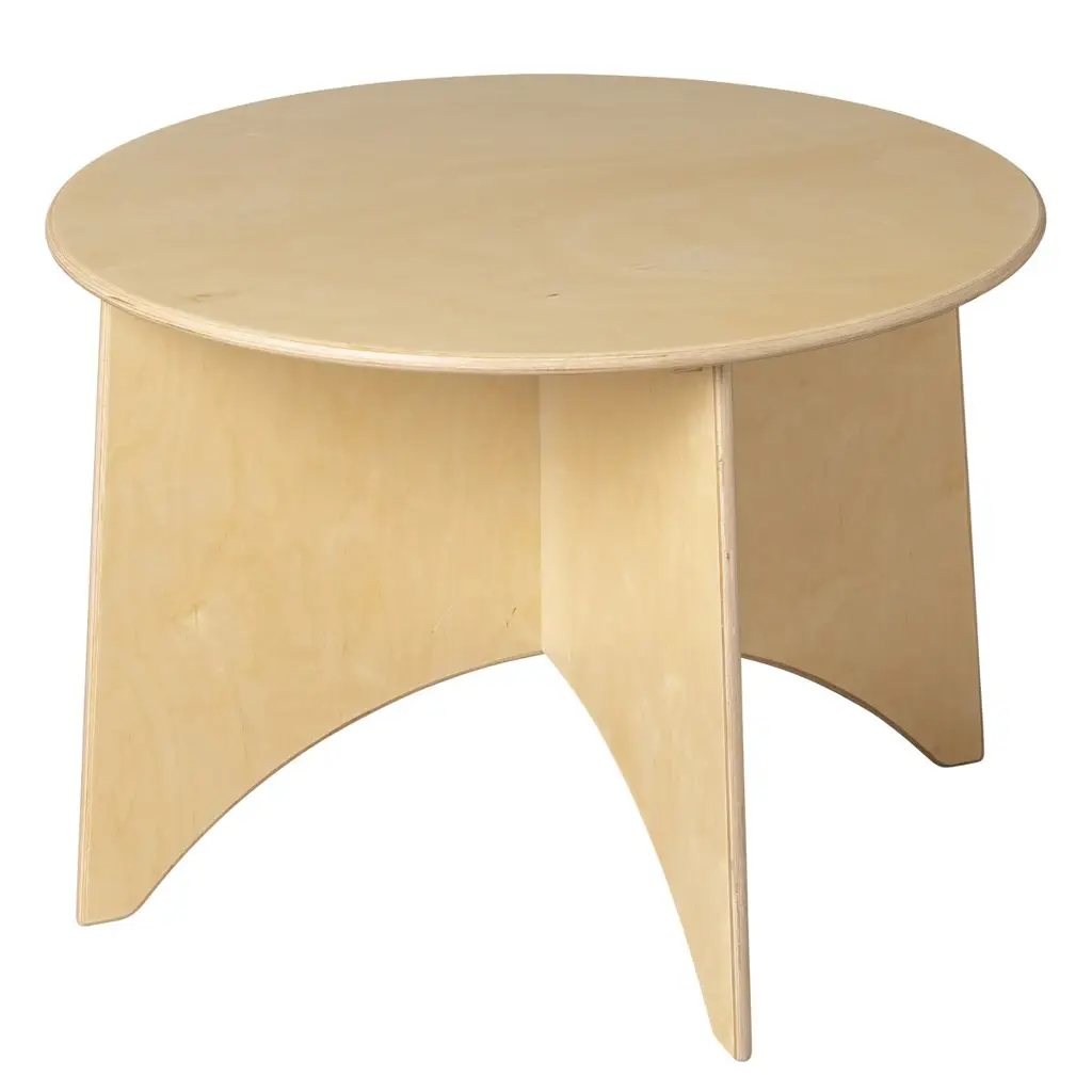 Van Dijk Toys Apollo - Ξύλινο Στρογγυλό Παιδικό Τραπέζι - Ø75 cm Ύψος 60 cm