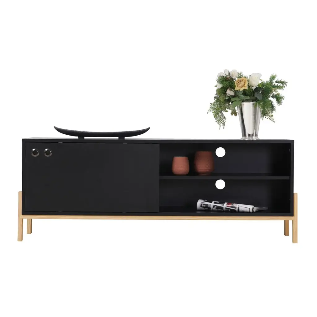 Lowboard με Συρόμενη Πόρτα - 35 x 140 x 51 cm