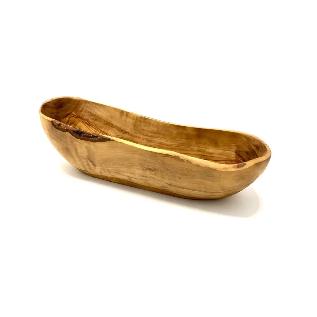 Μπολ για ψωμί RUSTIC 35-39 cm από ξύλο ελιάς - Βάρος 750 gr