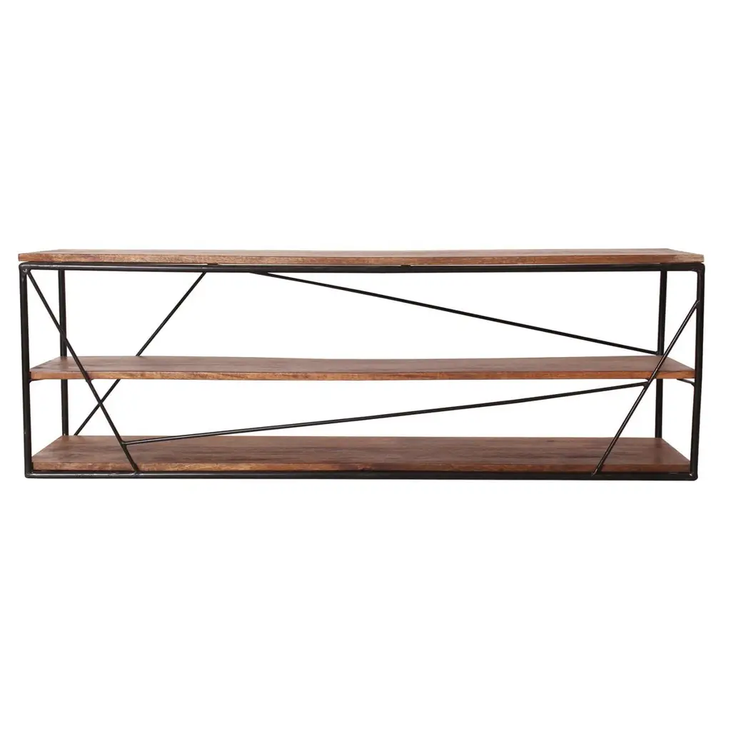 Tom Tailor Lowboard - Antique Brown Μάνγκο Ξύλο - 3 Ράφια