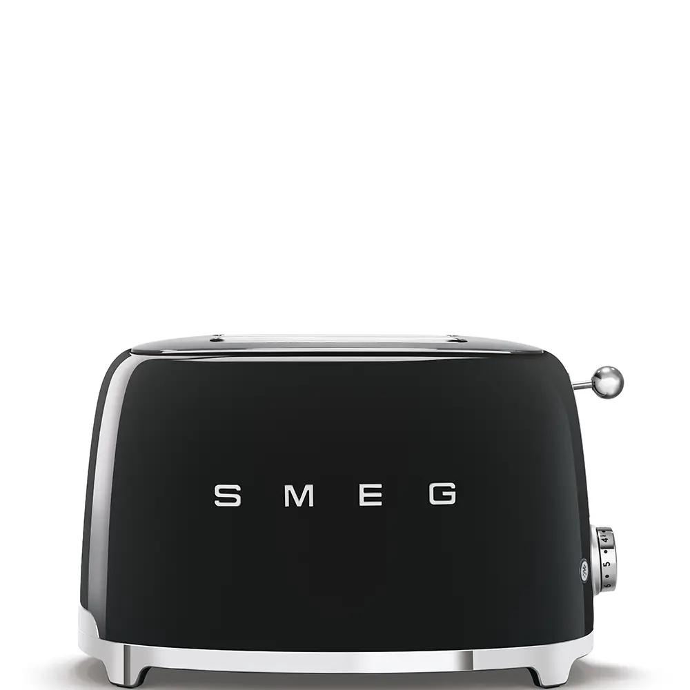 Smeg Φρυγανιέρα 2x2 50' Style Black TSF01BLEU