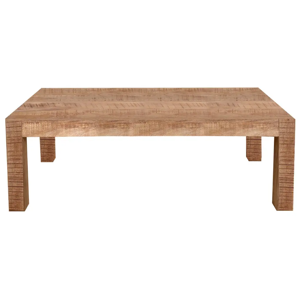 Τραπεζάκι σαλονιού από ξύλο μάνγκο 110x60 cm Φυσικό