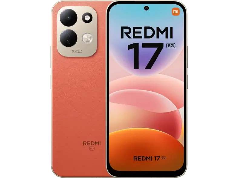XIAOMI Redmi 17 4+256GB Dual SIM 5G Smartphone - Vivid Orange