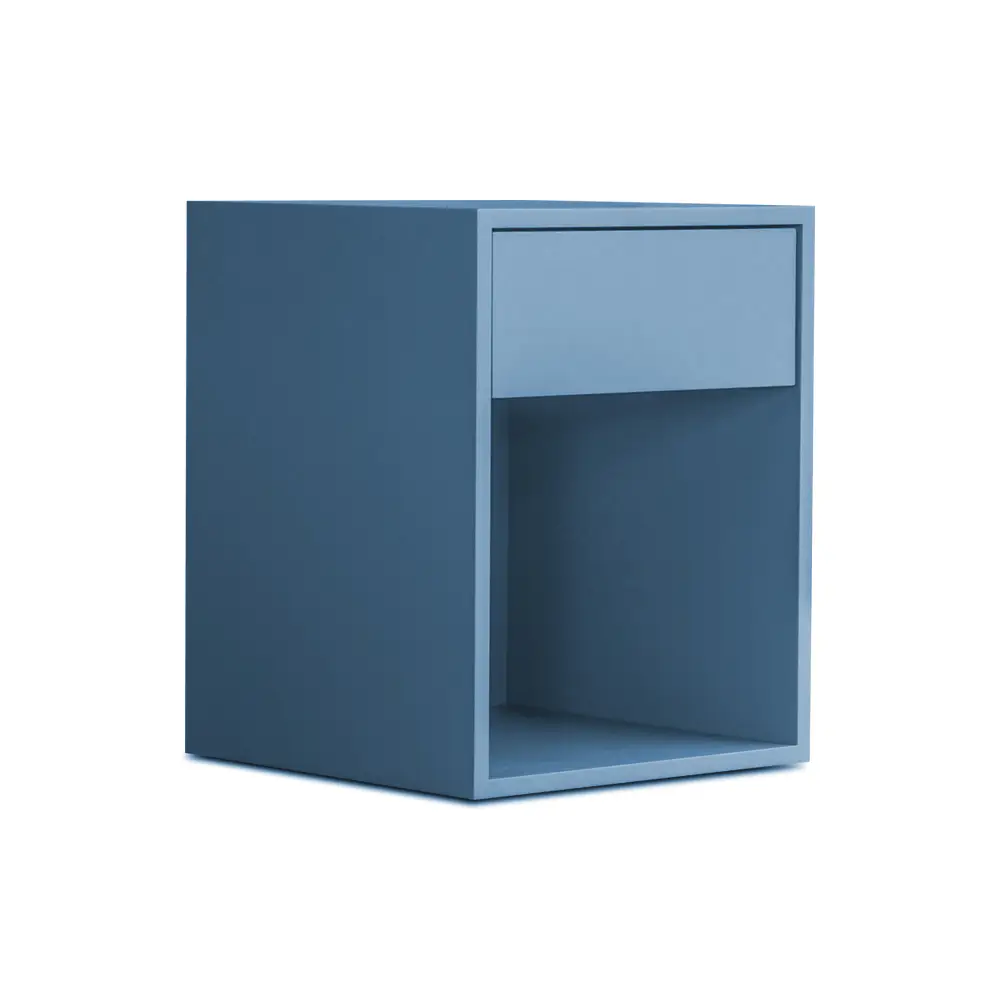 Cube Κομοδίνο Μπλε (40x40x50εκ.)