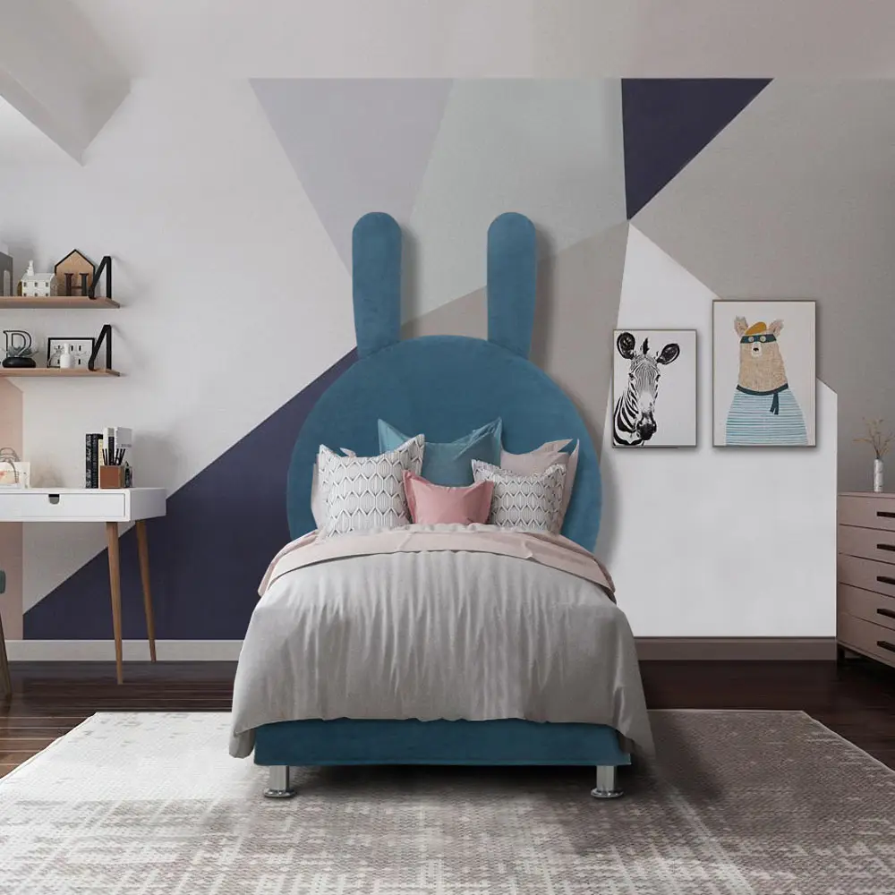 Παιδικό Κρεβάτι Ντυμένο Rabbit - 90x200εκ.