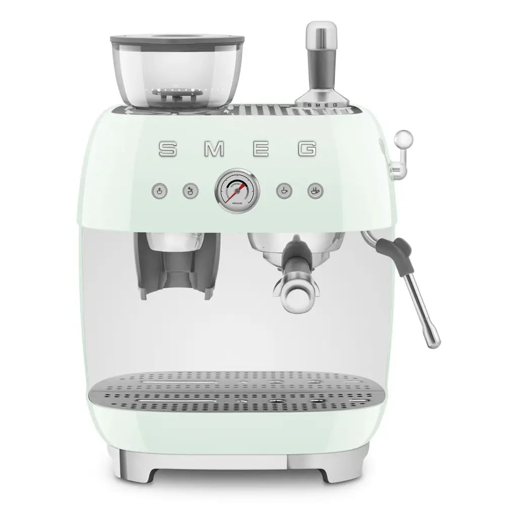 EGF03PGEU μηχανή καφέ espresso χειροκίνητη ρετρό στυλ παστέλ πράσινο