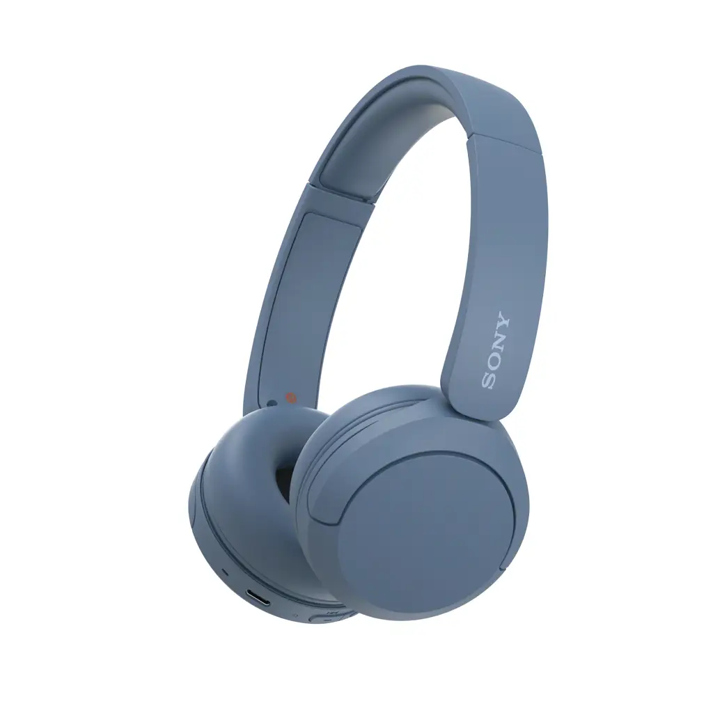 Sony WHCH520L - Bluetooth Ακουστικά BT Mic 50H Blue