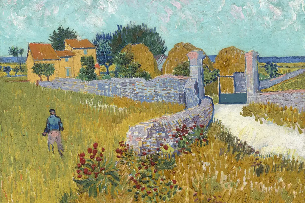 Εκτύπωση σε καμβά Vincent Van Gogh "Farmhouse In Provence" Αναπαραγωγή