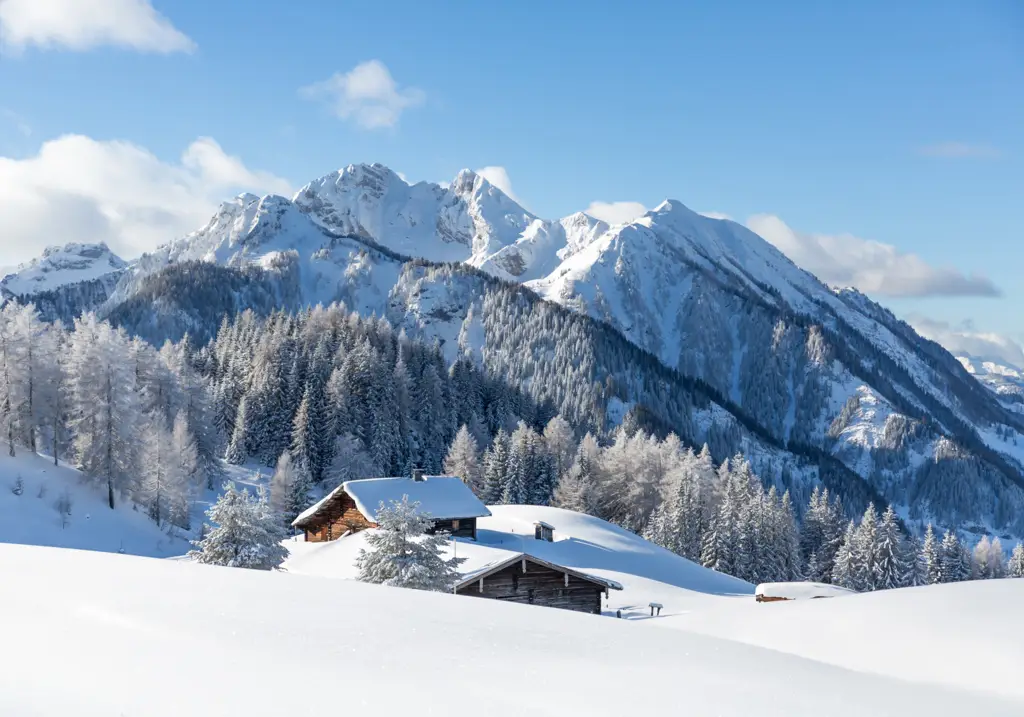 Φωτοταπετσαρία Winter In The Mountains