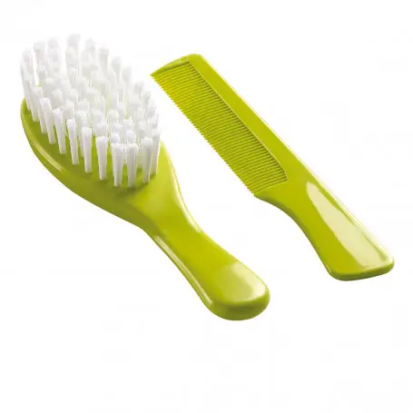 TH1410G - Σετ Βούρτσα-Χτένα - Green