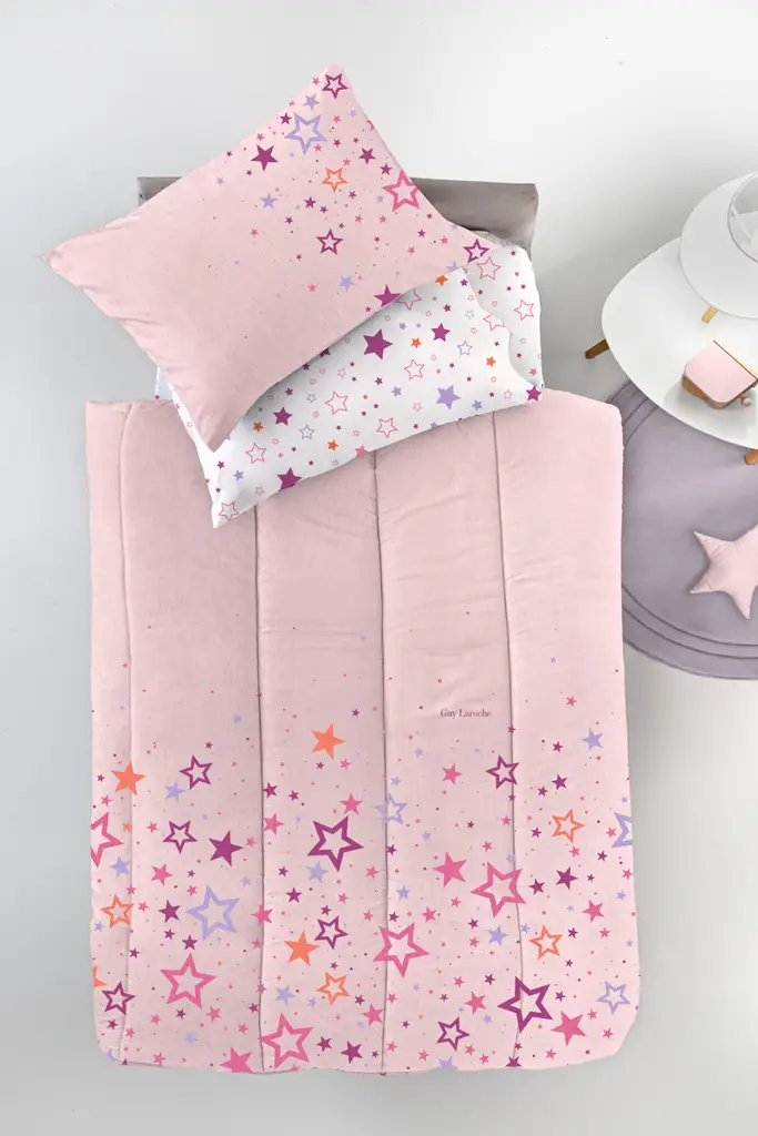 Κουβερλί Starland Pink Microsuede