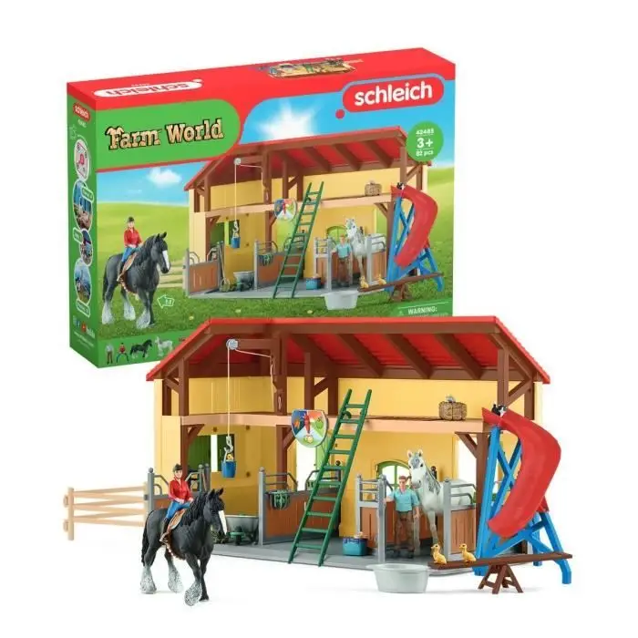 Farm World 42485 Στάβλος - Πολύχρωμο, 3+