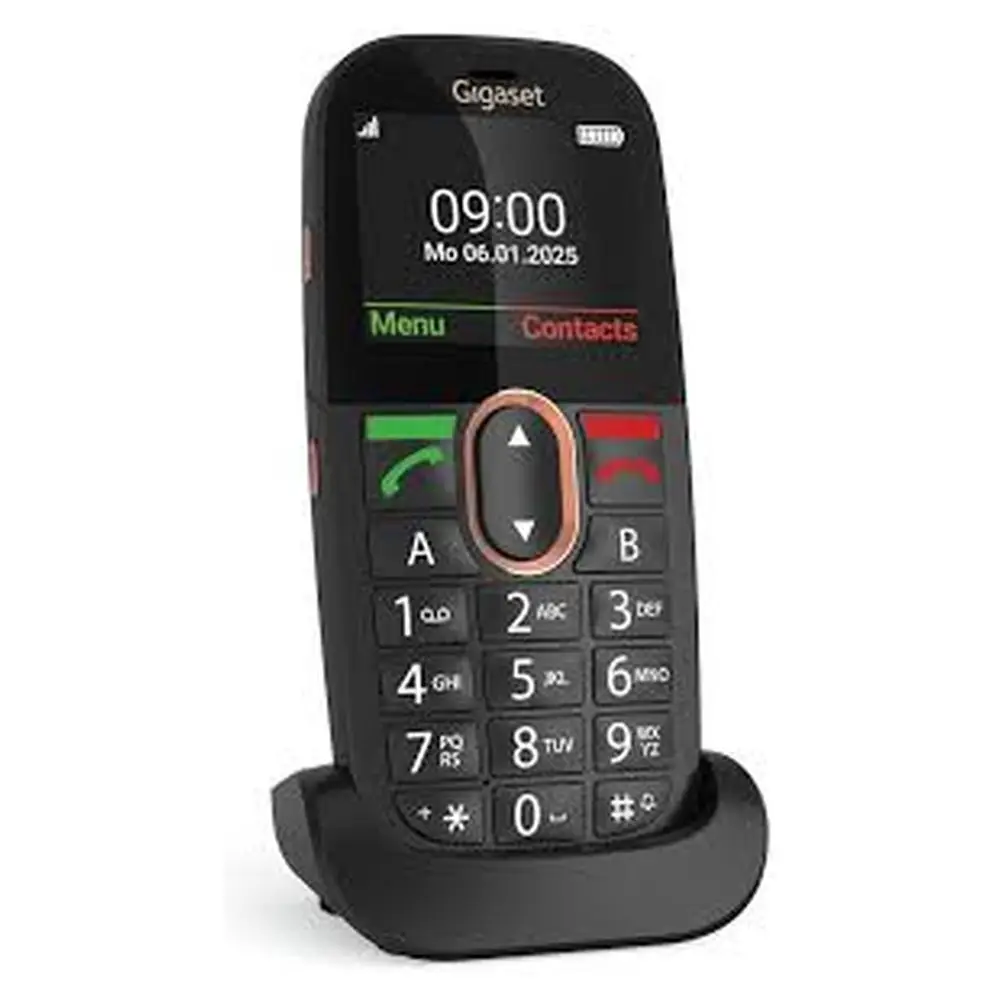 GIGASET GL695 τηλέφωνο για ηλικιωμένους BLACK (S30853-H1234-R101)