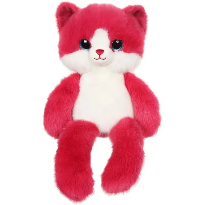 Λούτρινη γάτα Leggies - GIPSY TOYS - Raspberry, 48 cm