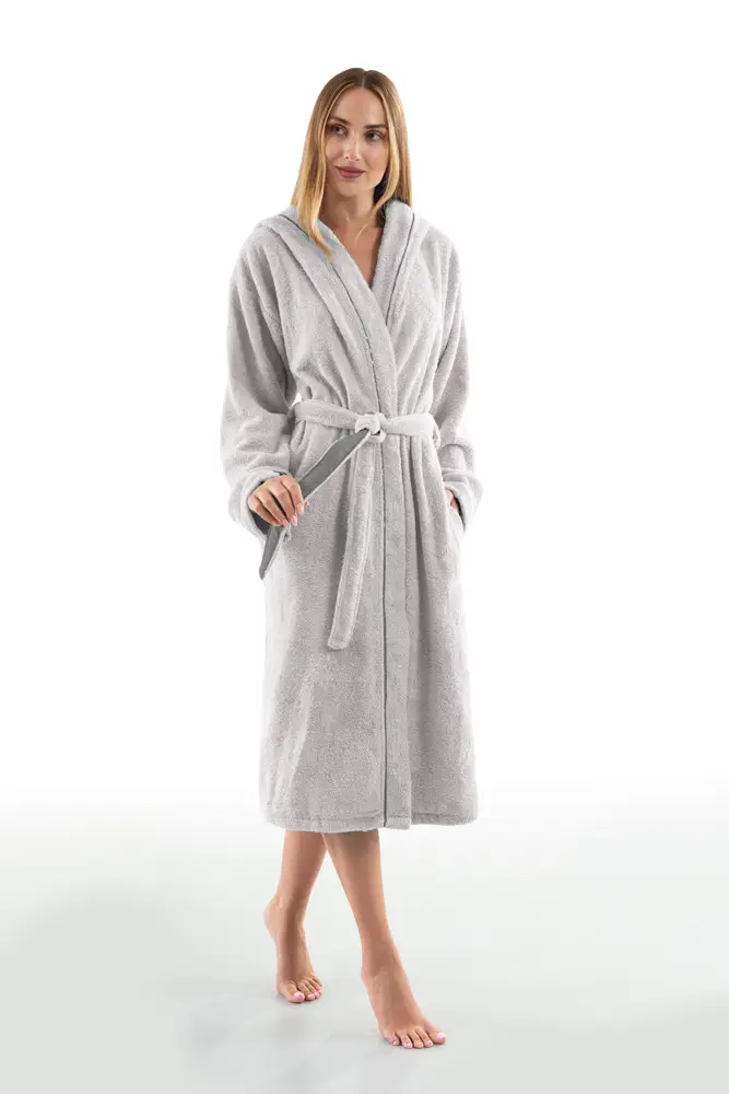 Μπουρνούζι Casual Silver